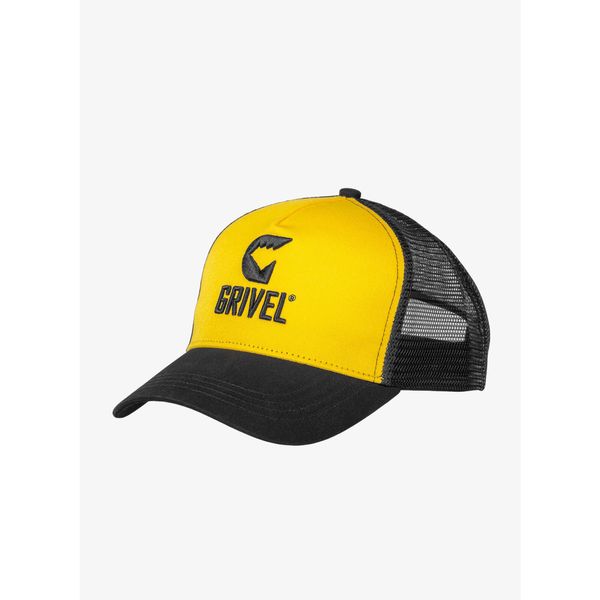 Czapka z daszkiem Grivel Trucker Cap Logo - yellow. Żółte czapki męskie GRIVEL, bez wzorów. Za 101.99 zł.