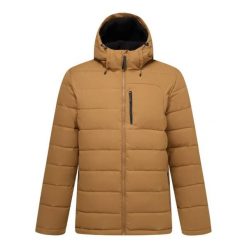 Kurtka z kapturem Regatta Frankie Padded. Brązowe kurtki męskie Regatta, m, bez wzorów, z materiału, eleganckie, z kapturem. Za 323.00 zł.