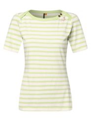 Ragwear Koszulka - Marina Kobiety Bawełna biały|zielony, XS. Białe t-shirty damskie Ragwear, xs, bez wzorów, z bawełny, bez kołnierzyka. Za 119.95 zł.