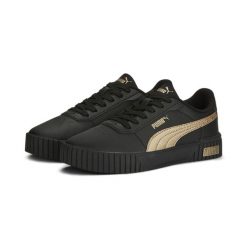 Buty damskie sportowe Puma CARINA 2.0 SPACE METALLICS. Czarne buty sportowe na co dzień damskie Puma, bez wzorów, z gumy, trekkingowe. Za 309.00 zł.