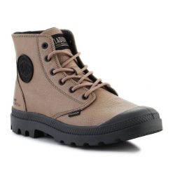 Buty Palladium Pampa Hi Supply Lth 77963-297 brązowe. Brązowe buty sportowe na co dzień męskie z gumy, bez zapięcia. Za 821.25 zł.