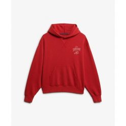 Bluza damska z kapturem Superdry Heritage Hamptons. Czerwone bluzy z kapturem damskie Superdry. Za 327.70 zł.