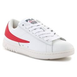 Buty Fila Highflyer L M FFM0191-130241 białe. Białe buty sportowe na co dzień męskie z gumy, bez zapięcia. Za 408.30 zł.