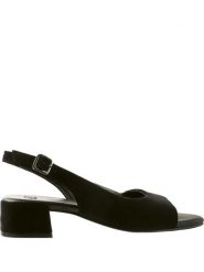 Högl Skórzane sandały w kolorze czarnym rozmiar: 40. Czarne sandały damskie HÖGL, bez wzorów, bez obcasa, na koturnie. Za 257.31 zł.