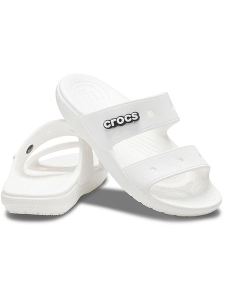 Crocs Klapki "Classic" w kolorze białym rozmiar: 42/43. Białe klapki damskie Crocs. Za 98.45 zł.