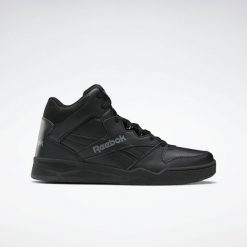 Buty męskie, sportowe wysokie Reebok ROYAL. Czarne buty sportowe na co dzień męskie Reebok, z materiału, bez zapięcia, Reebok Royal. Za 299.00 zł.