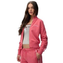 Bluza damska Superdry Essential Logo. Czerwone bluzy bez kaptura damskie Superdry. Za 332.10 zł.