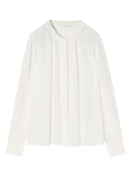 TATUUM Bluzka w kolorze białym rozmiar: 40. Białe bluzki damskie Tatuum, bez wzorów, z wiskozy, bez kołnierzyka, bez ramiączek. Za 182.72 zł.