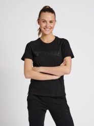 Koszulka damska Hummel Noni 2.0. Czarne topy sportowe damskie HUMMEL, xs, bez wzorów, z bawełny, bez ramiączek. Za 111.00 zł.