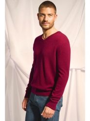 Just Cashmere Kaszmirowy sweter "Walt" w kolorze bordowym rozmiar: L. Czerwone swetry męskie Just Cashmere, l, bez wzorów, z kaszmiru, bez kołnierzyka. Za 413.99 zł.
