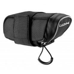 Torba na siodełko rowerowe Lezyne Micro Caddy S. Czarne torebki klasyczne damskie LEZYNE, bez wzorów, z materiału, bez dodatków. Za 228.50 zł.