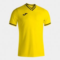 Koszulka do piłki nożnej męska Joma Toletum III. Brązowe t-shirty sportowe męskie Joma, m, bez ramiączek, do piłki nożnej. Za 140.00 zł.