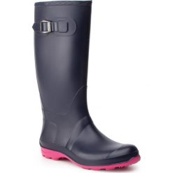 Kalosze KAMIK - Olivia EK2102F Navy. Niebieskie kalosze damskie Kamik, bez wzorów, z materiału. W wyprzedaży za 149.00 zł.