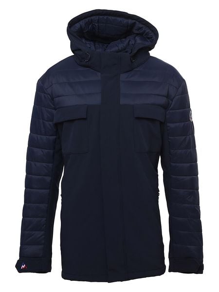 Peak Mountain Parka w kolorze granatowym rozmiar: XL. Niebieskie parki męskie Peak Mountain, xl, bez wzorów. Za 479.76 zł.