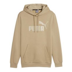 Bluza męska PUMA Essentials Big Logo Hoodie FL. Brązowe bluzy bez kaptura męskie Puma, bez wzorów, sportowe, bez kołnierzyka, bez ramiączek. Za 179.99 zł.