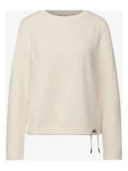 Street One Sweter w kolorze kremowym rozmiar: 40. Brązowe swetry klasyczne damskie Street One, bez kołnierzyka. Za 162.49 zł.