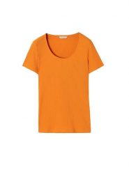 TATUUM Koszulka w kolorze pomarańczowym rozmiar: L. Pomarańczowe t-shirty damskie Tatuum, l, bez wzorów, z bawełny, bez kołnierzyka. Za 79.21 zł.