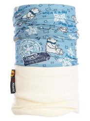 Buff Szal-koło w kolorze biało-błękitnym - 60 x 21 cm rozmiar: onesize. Białe szaliki dziecięce Buff, z materiału, bez ramiączek. Za 65.38 zł.