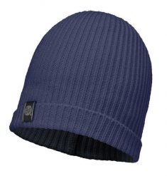 Czapka dla dorosłych Buff Knitted Basic. Niebieskie czapki męskie Buff, na jesień, bez wzorów, z dzianiny. Za 100.55 zł.