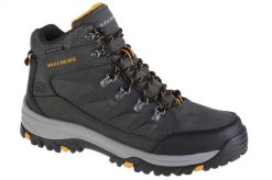 Buty trekkingowe męskie Skechers Relment Daggett. Czarne buty trekkingowe męskie Skechers, z materiału, za kostkę, bez zapięcia, trekkingowe. Za 364.00 zł.