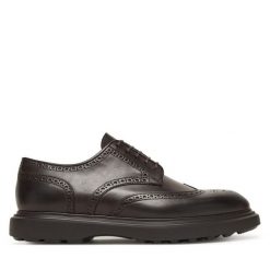 Półbuty Polo Ralph Lauren. Brązowe buty wizytowe męskie Polo Ralph Lauren, bez zapięcia. Za 1,189.00 zł.