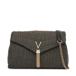 Torebka Valentino. Czarne torebki klasyczne damskie Valentino, bez wzorów, wizytowe, bez kołnierzyka, bez ramiączek. Za 339.99 zł.