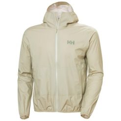Kurtka wodoodporna Helly Hansen Verglas Fastpack. Zielone kurtki męskie Helly Hansen, bez wzorów, sportowe, bez kaptura. Za 960.00 zł.