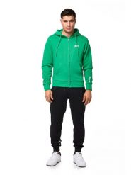 Bluza z kaptur na co dzień na siłownię. Brązowe bluzy sportowe męskie LEONE 1947 APPAREL, s, z dresówki. Za 126.26 zł.