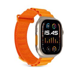 Pasek Extreme do Apple Watch. Brązowe paski męskie PURO, bez wzorów, z materiału, sportowe. Za 52.95 zł.