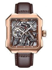 Heritor Zegarek automatyczny "Campbell" w kolorze różowozłoto-brązowym rozmiar: onesize. Brązowe, analogowe zegarki męskie Heritor, ze stali. Za 587.99 zł.