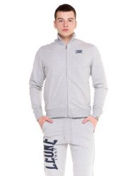 Bluza z zamek błyskawiczny na siłownia na czas wolny. Czerwone bluzy bez kaptura męskie LEONE 1947 APPAREL, bez wzorów, bez kołnierzyka, bez ramiączek. Za 147.31 zł.