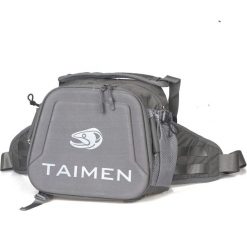 Torba wędkarska 2w1 Taimen River Hip Chest Pack. Szare torebki klasyczne damskie TAIMEN, bez wzorów, bez dodatków. Za 179.00 zł.
