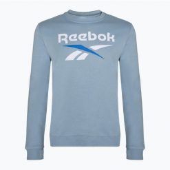 Bluza męska Reebok Identity Big Logo Fleece Crew. Niebieskie bluzy bez kaptura męskie Reebok, m. Za 129.99 zł.