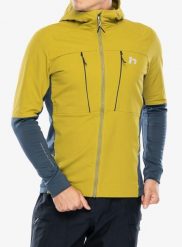 Kurtka skiturowa Hannah Trane Hoody. Żółte kurtki męskie Hannah, l, bez wzorów, z materiału, bez kaptura, narciarskie. Za 800.65 zł.