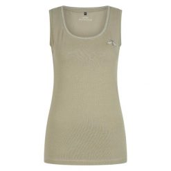 Damski tank top HV Polo Classic. Zielone topy damskie HV POLO, bez wzorów, bez kołnierzyka. Za 140.50 zł.