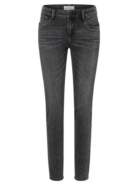 Timezone Dżinsy "Sanya" - Skinny fit - w kolorze szarym rozmiar: W26/L30. Szare jeansy damskie Timezone. Za 78.66 zł.