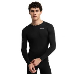 Męska koszulka kolarska z długim rękawem Siroko M9 Scanuppia Black. Czarne koszulki męskie z długim rękawem SIROKO, m, z tkaniny. Za 253.00 zł.