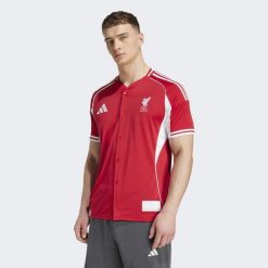 Koszulka Liverpool FC US Pack. Czerwone t-shirty sportowe męskie Adidas, bez ramiączek, do piłki nożnej. Za 349.00 zł.