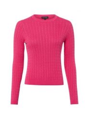 Franco Callegari Sweter z dzianiny Kobiety Bawełna wyrazisty róż, XL. Czerwone swetry klasyczne damskie Franco Callegari, xl, z bawełny, bez kołnierzyka. Za 249.95 zł.
