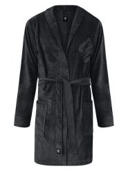 CR7 Szlafrok w kolorze antracytowym rozmiar: M. Czarne szlafroki męskie CR7, m, bez wzorów, z bawełny. Za 173.99 zł.