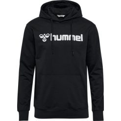Bluza z kapturem Hummel Go 2.0 Logo. Czarne bluzy sportowe damskie HUMMEL, bez wzorów, z materiału, bez ramiączek, z kapturem. W wyprzedaży za 192.50 zł.