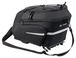 Vaude Silkroad Plus 16 l — lekka torba na bagażnik, pojedyncza. Czarne torebki klasyczne damskie Vaude, bez wzorów, bez dodatków. Za 529.80 zł.