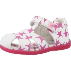 Sandały AGATHA RUIZ DE LA PRADA 242902A Biały. Białe sandały damskie Agatha Ruiz de la Prada, ze skóry, bez zapięcia. Za 246.91 zł.