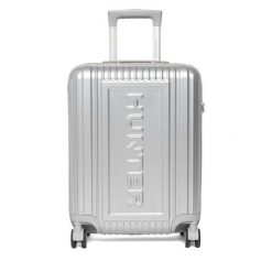 Walizka kabinowa Hunter. Szare walizki Hunter, bez wzorów. Za 299.99 zł.