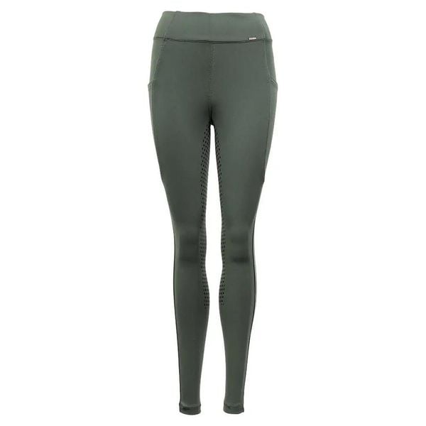 Damskie legginsy jeździeckie z pełną przyczepnością Premiere Bouvardia. Czarne legginsy damskie PREMIERE, bez wzorów, z elastanu. Za 213.00 zł.