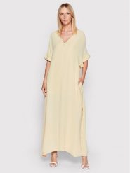 Herskind Sukienka codzienna Olina 4418736 Beżowy Oversize. Brązowe sukienki damskie Herskind, na co dzień, bez wzorów, z wiskozy, bez kołnierzyka, bez ramiączek, oversize. Za 639.99 zł.