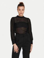 JDY Bluzka Avery 15268408 Czarny Regular Fit. Czarne bluzki damskie JDY, m, bez wzorów, z syntetyku, bez ramiączek. Za 59.99 zł.