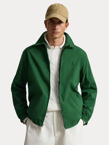 Polo Ralph Lauren Kurtka przejściowa 710940744501 Zielony Regular Fit. Zielone kurtki męskie Polo Ralph Lauren, l, bez wzorów, z syntetyku, bez kaptura. Za 1,199.00 zł.