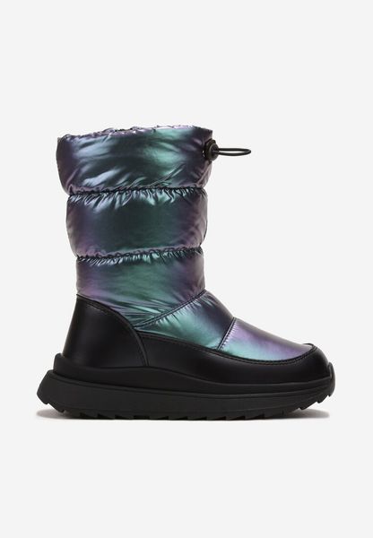 Zielone Śniegowce z Metalicznym Połyskiem i Pikowaniem Aminese. Zielone śniegowce dziewczęce Born2be. Za 119.99 zł.