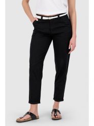 Alife and kickin Spodnie "Hiroko" w kolorze czarnym rozmiar: L. Czarne spodnie materiałowe damskie Alife and Kickin, bez wzorów, z materiału. Za 104.99 zł.